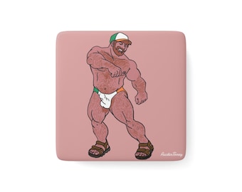 Renditions Collection: Irish Pride Daddy Dancing Porcelain Magnet | Square Art Magnet