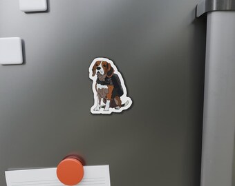Beagle Kollektion: Bereit für die Hundeschule (Die-Cut Magnete)