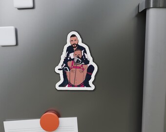 Pink Collection: Shut Your Mouth, Piggyback (Gay Die-Cut Magnets)