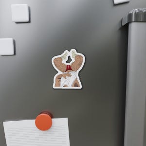 Bottom&#39;s Up: Daddy Legs Up (Gay Die-Cut Magnets)