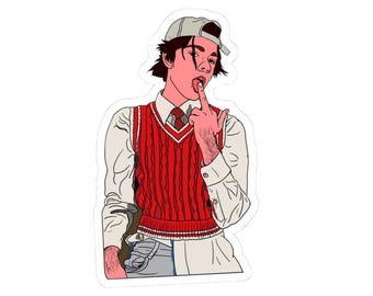 Strawbery Twinks Collection: Taste the Sweetness (Gay Kiss-Cut Sticker)