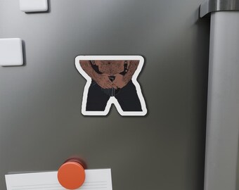Pink Collection: Leather Daddy  (Gay Die-Cut Magnets)