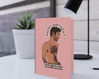 Collezione certificata: Buon compleanno alla mia superstar trasandata preferita! (versione 2) (Biglietto di auguri di compleanno gay)