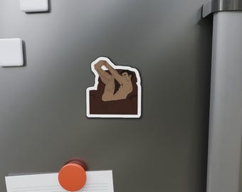 Bottom's Up: Just Chillin' (Gay Die-Cut Magnets)