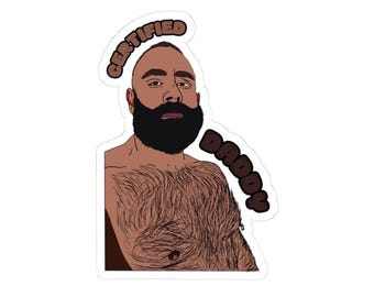 Certified Daddy Gay Kiss-Cut Sticker: Durable Vinyl Art