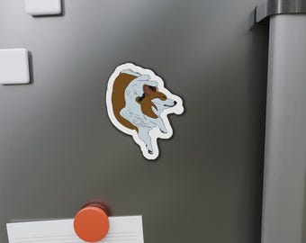 Corgi Collection: Curled Up Corgi (Dog Die-Cut Magnets)