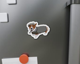 Corgi Collection: Detective Corgi (Dog Die-Cut Magnets)