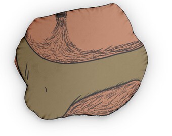 Bulges and Butts Collection: Green Underwear Bulge | Custom Shaped Pillows, Gay Home Decor
