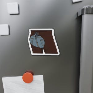 Cowboy Collection: Sexy Cowboy Butt (Die-Cut Magnets)