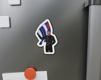 Pink Collection: Leather Gay Pride Boy (Gay Die-Cut Magnets)