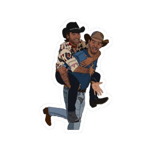 Cowboy Collection: Huckepack Cowboys (Sticker mit Kiss-Cut)