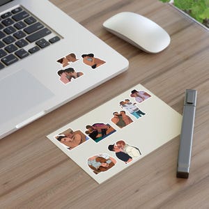 Pink Kollektionen: Lover&#39;s First Kiss (Stickerbogen)