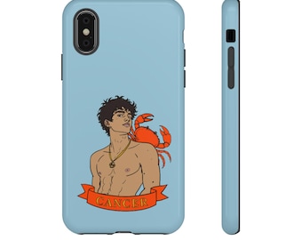 Zodiac Boy Collection Phone Case: Cancer, The Crab (Gay Zodiac Themed Phone Case)