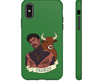Zodiac Boy Collection Phone Case: Taurus, The Bull (Gay Zodiac Themed Phone Case)