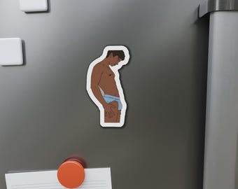 Gay Twunk Die-Cut Magnet: Certified Gay Art Collection