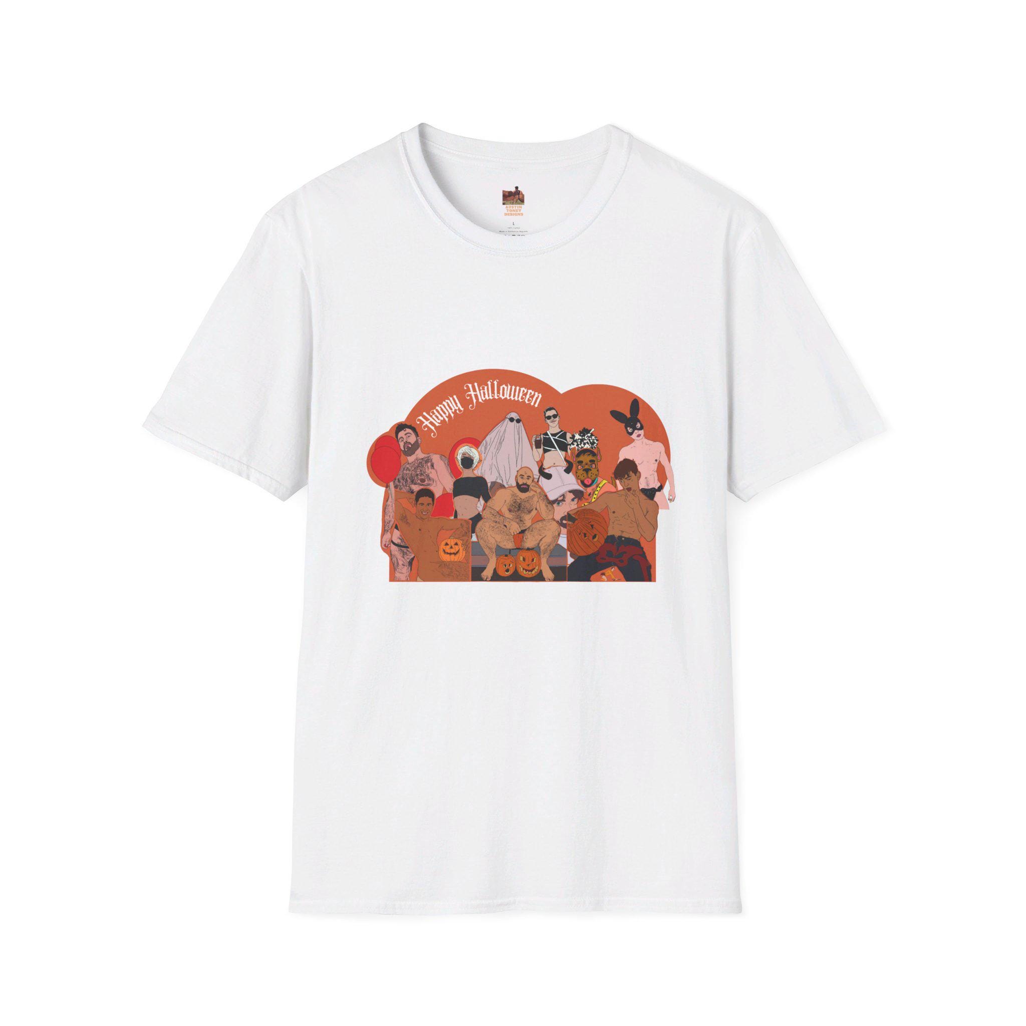 Haunted Whore Halloween! (Gay T-Shirt)