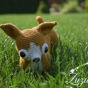Crochet Dog Crochet Chihuahua Dog Chihuahua Soft Toy Stuffed Chihuahua Plush Animal Chihuahua Dog Toy Amigurumi Chihuahua Dog Handmade Toy