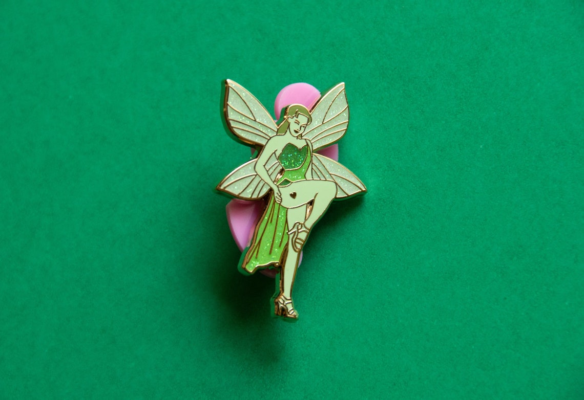 The Green Fairy Moulin Rouge Inspired Pin Etsy