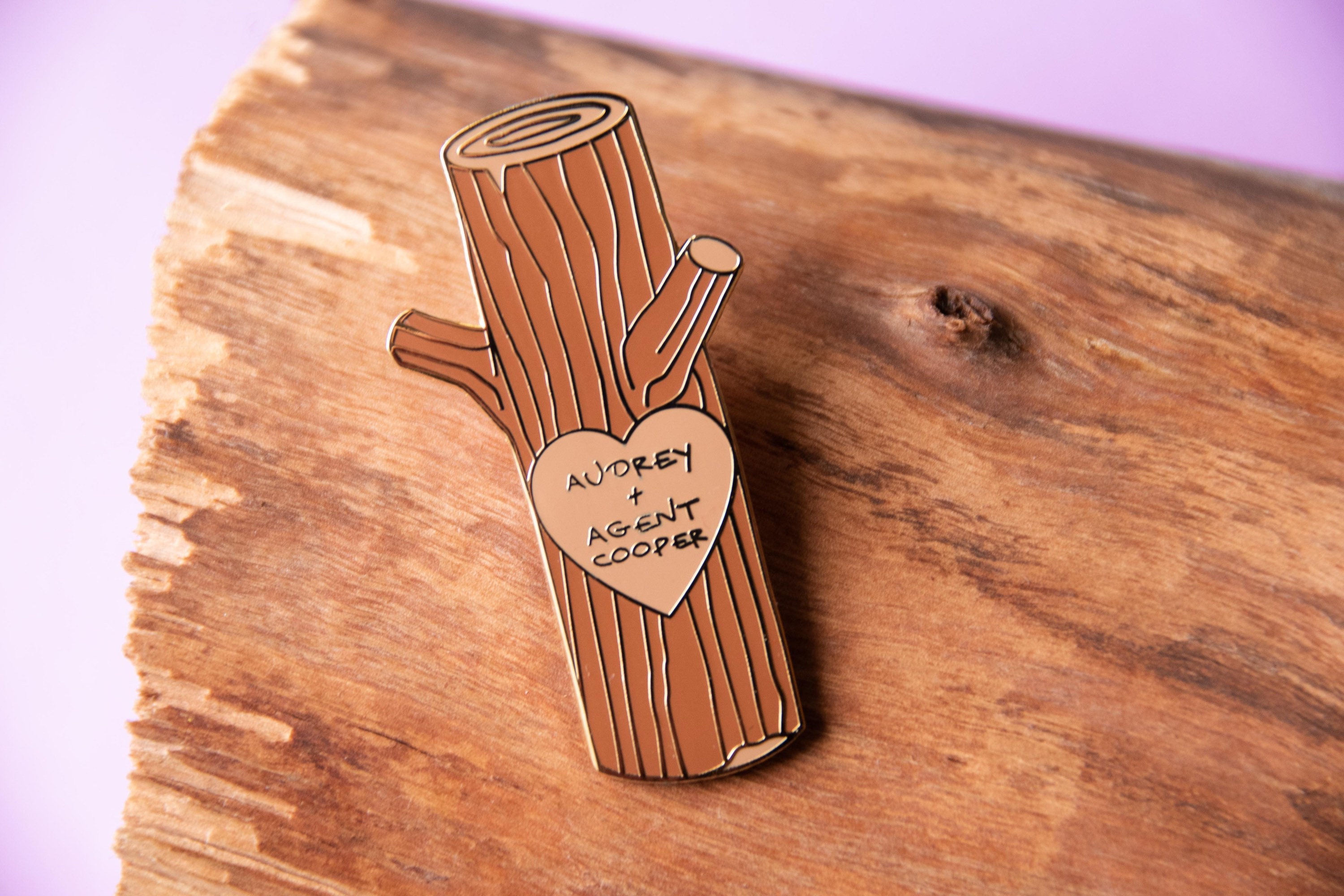 Audrey+Cooper Log Pin