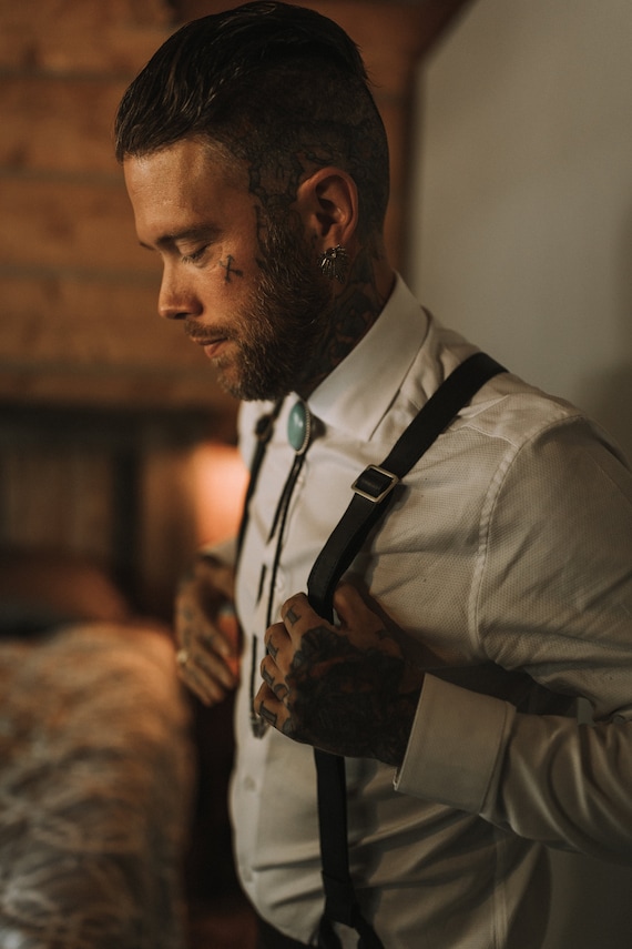 Men's Leather Suspenders Personalized Classic Mens Gifts Suspenders With  Button and Clip Options - Etsy