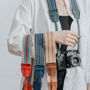 Camera strap vintage Free personalized Photographer gift