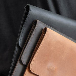 Leather folder for documents and Papers A4, Personalized Business Folder image 2