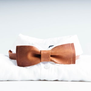 Leather Bow Tie for mens: Perfect Accessory for Weddings and Special Occasions!  Fast USA shipping 1-5 days!