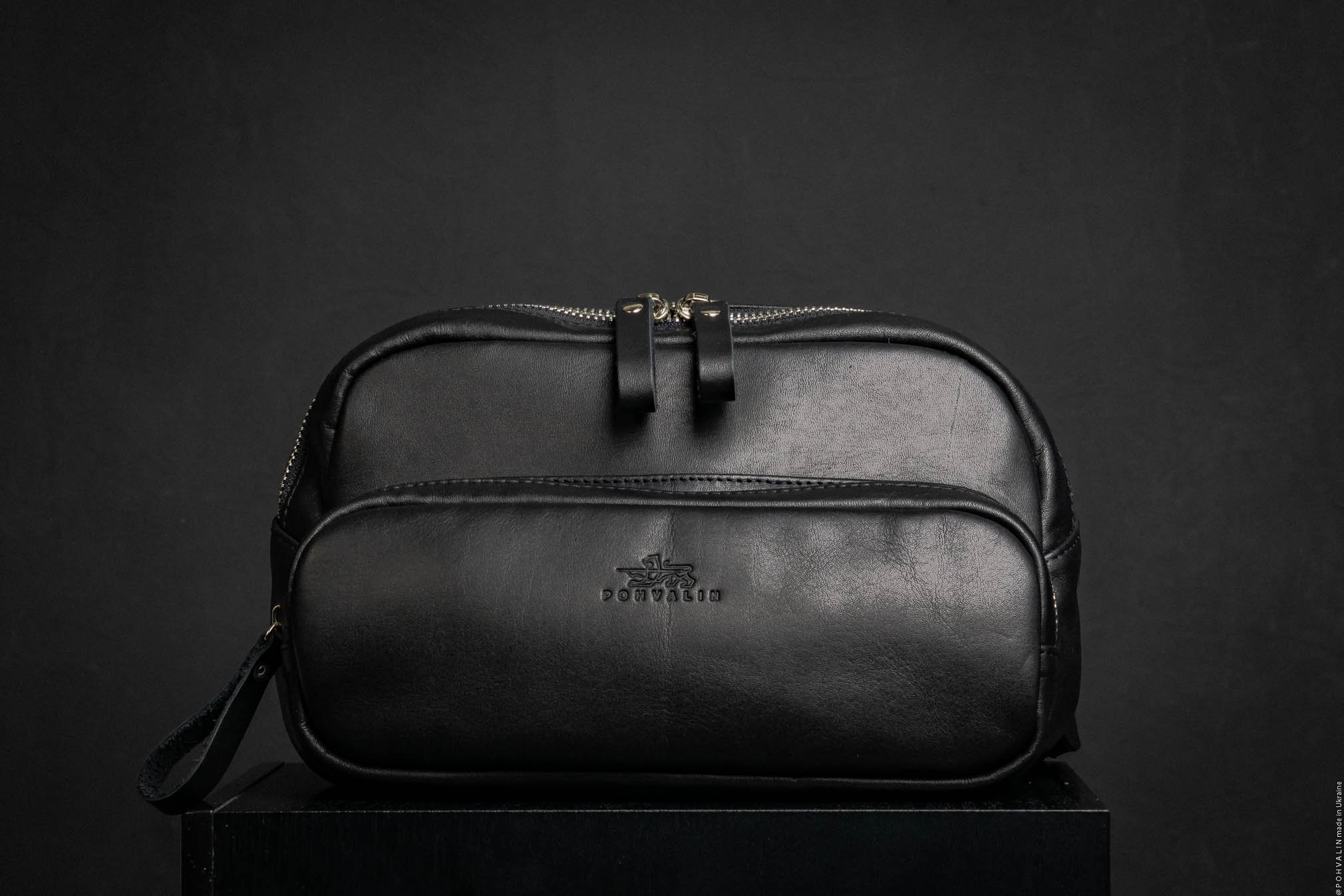 Handmade leather bum bag