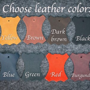Leather folder for documents and Papers A4, Personalized Business Folder image 9
