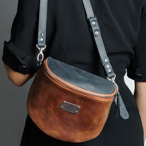 Sac à bandoulière en cuir pour femme