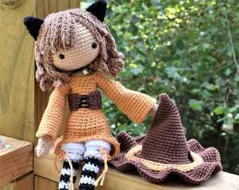 Jinx the Cat Crochet Doll Pattern / Amigurumi / Photo Tutorial