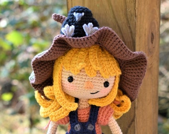 Sara the Scarecrow Crochet Doll Pattern / Amigurumi / Photo Tutorial