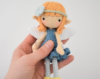 Ella die kleine Fee Häkelanleitung für Puppe / Amigurumi / Fotoanleitung