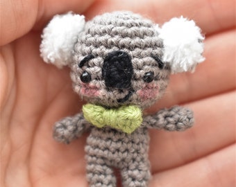 Tiny Koala Crochet Amigurumi Pattern / Photo Tutorial