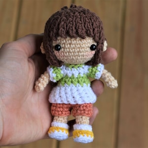 Chihiro Amigurumi Crochet Pattern / Photo Tutorial / Spirited Away Inspired Amigurumi Crochet Pattern