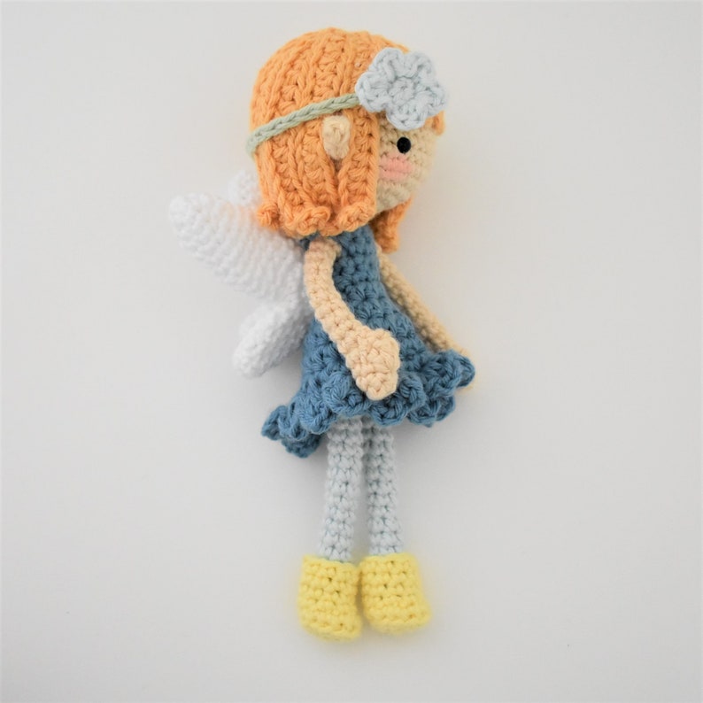 Ella the Little Fairy Crochet Doll Pattern / Amigurumi / Photo Tutorial image 7