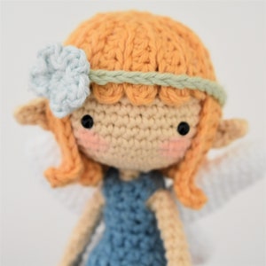 Ella the Little Fairy Crochet Doll Pattern / Amigurumi / Photo Tutorial image 4