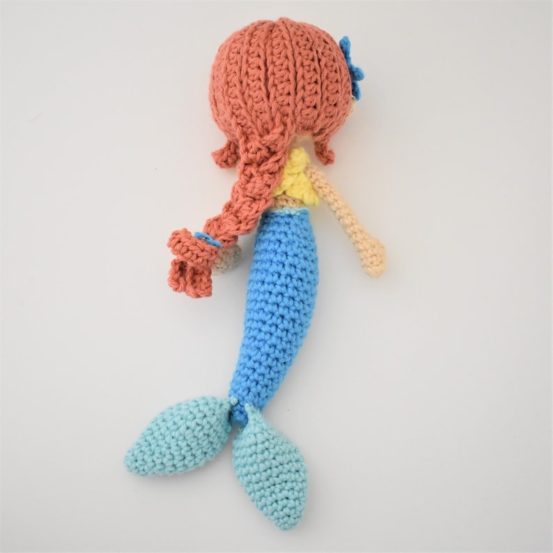 Mini Mermaid Crochet Doll Pattern / Amigurumi / Photo Tutorial image 6