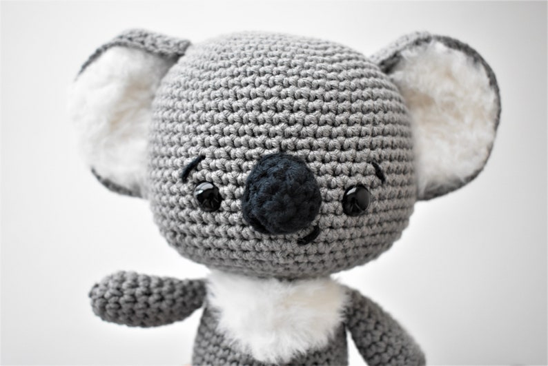 Kevin the Koala Crochet Amigurumi Pattern / Photo Tutorial image 1