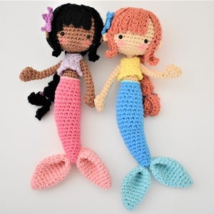 Mini Mermaid Crochet Doll Pattern / Amigurumi / Photo Tutorial image 4