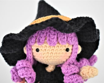 Willa the Little Witch Crochet Doll Pattern / Amigurumi / Photo Tutorial