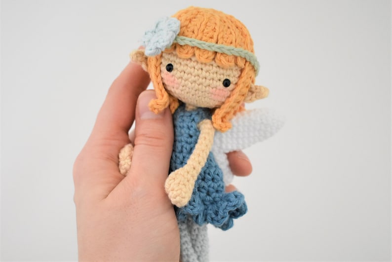 Ella the Little Fairy Crochet Doll Pattern / Amigurumi / Photo Tutorial image 2