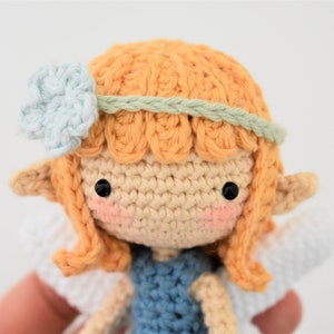 Ella the Little Fairy Crochet Doll Pattern / Amigurumi / Photo Tutorial image 3