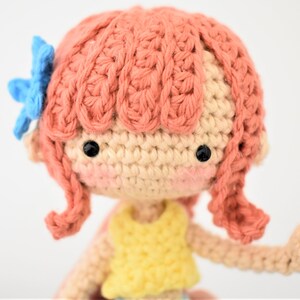 Mini Mermaid Crochet Doll Pattern / Amigurumi / Photo Tutorial image 3
