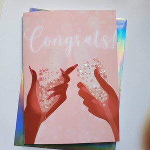 5 Pack Bundle: Congratulations, Sis! - Black Women Celebration Card | Black Greeting Cards | Melanin | Black Women Illustration