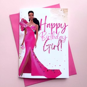 Happy Birthday, Girl! - Elegant Birthday Card