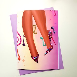 Remember to Dance, Sis! - Encouragement Greeting Card | Woman of Color | Ethnic | Jazz Inspired | Cultural Greeting Cards | Black Greetings