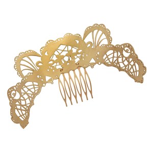 Art Nouveau Statement Curved Hair Comb - Ariana Ost