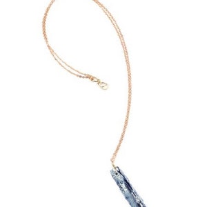 Healing Stone and Crystal  - Blue Kyanite Wellness Necklace for Men- Jewelry for Women to Dispel Negative Energy - Ariana Ost
