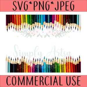 200 Art Supplies Clipart and Patterns, Art Clipart, Painting Clipart,  Crayons, Markers, Color Pencils, Art Party, School Supplies, PNG 